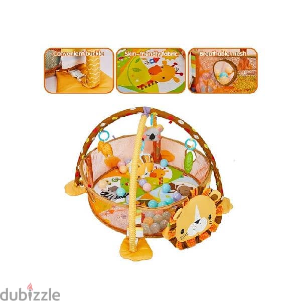 Lion Baby Activity Gym With Ball Pit 2