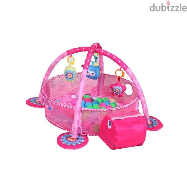 Turtle Baby Activity Gym With Ball Pit 0