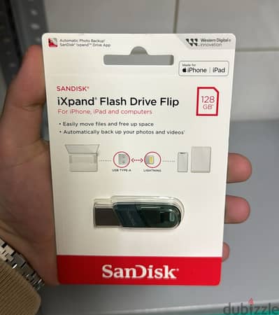 SanDisk ixpand Flash Drive Flip for iPhone 128gb original & best pric