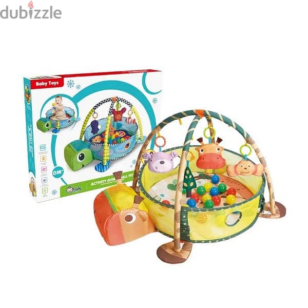 Turtle Baby Activity Gym With Ball Pit 1