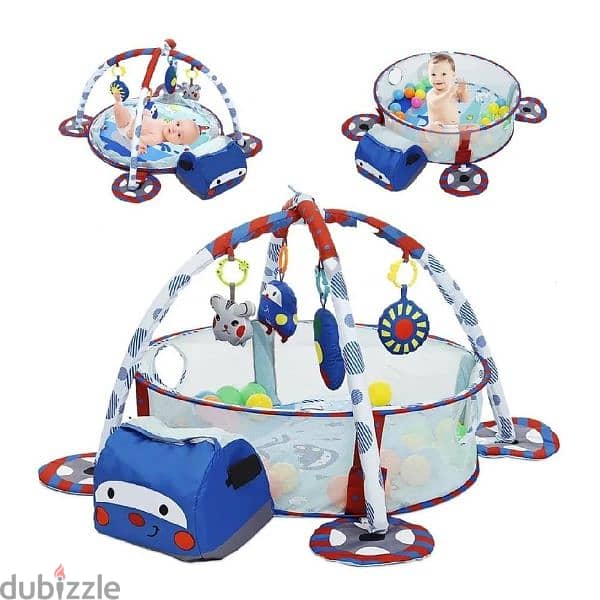 Turtle Baby Activity Gym With Ball Pit 1