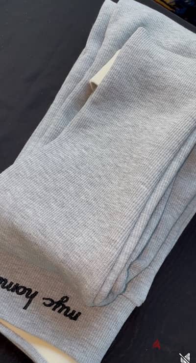 Grey winter leggings