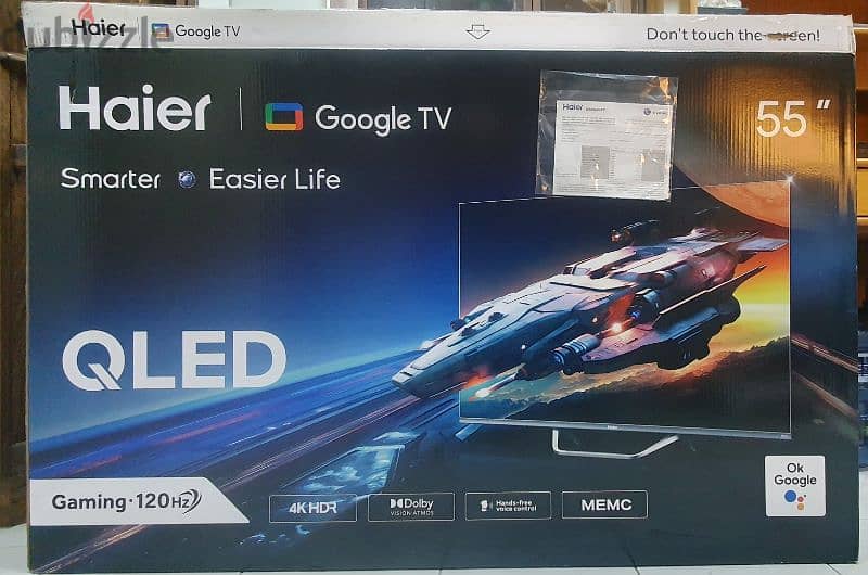 TV Haier 55' inch Qled 0