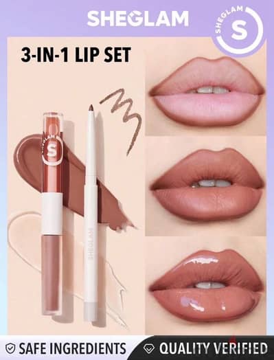 sheglam lip liner & gloss