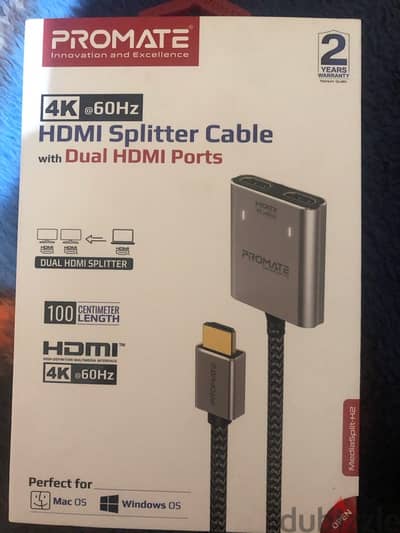 Promate HDMI splitter cable