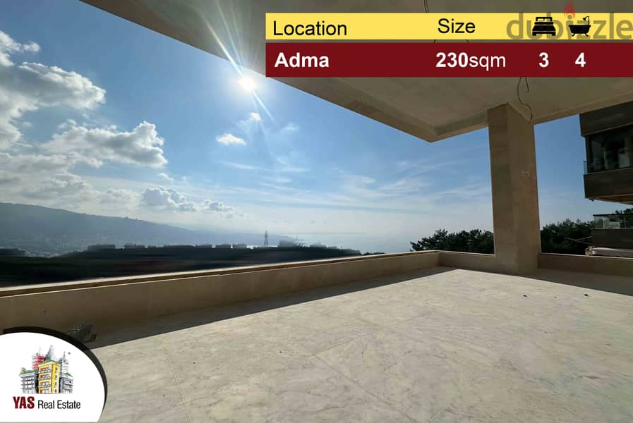 Adma 230m2 | Excellent New Apartment | Panoramic View | RA/YAV | 0