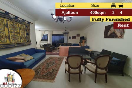 Ajaltoun 400m2 | Rent | Fully Furnished | Well Maintained | KH |