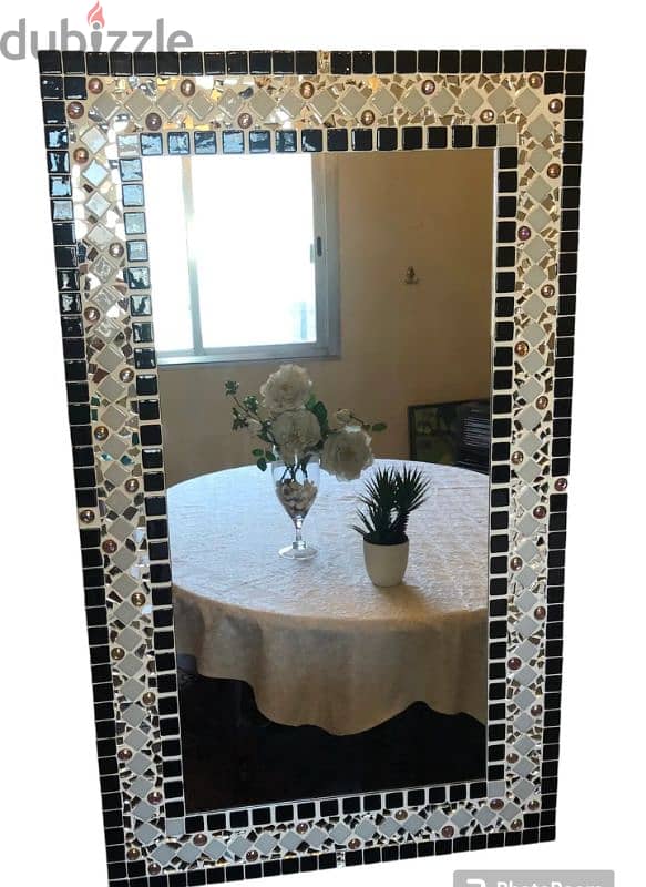 Handmade mosaic mirror 0