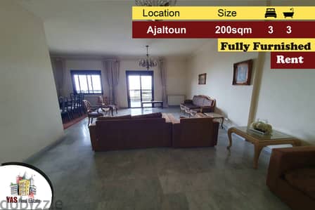 Ajaltoun 200m2 | Rent | Furnished | Open View | Classic | KH |