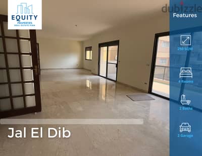 250 SQM Apartment For Sale In Jal El Dib شقة للبيع #FR134996