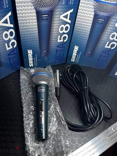 shure wire beta 58A with cable