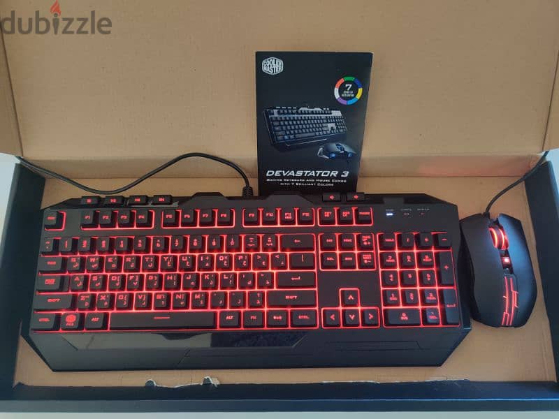 CoolerMaster gaming keyboard and mouse combo 1