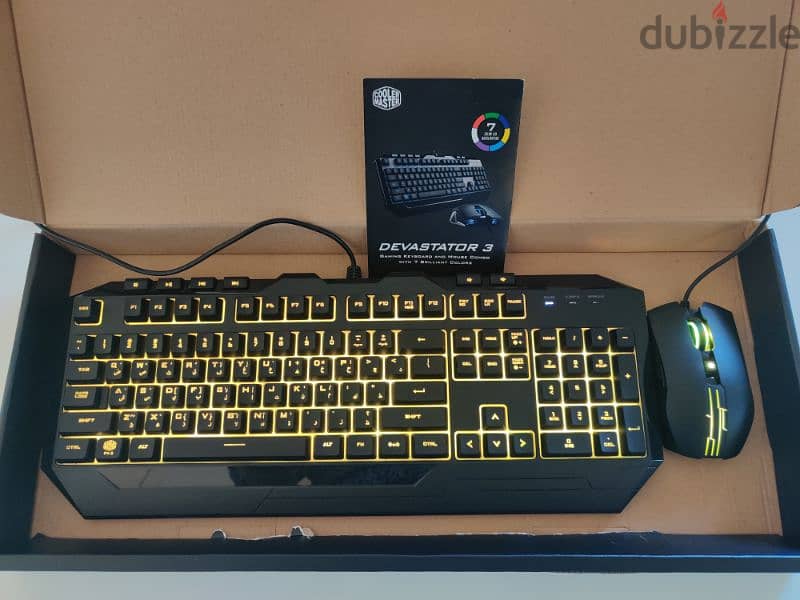 CoolerMaster gaming keyboard and mouse combo 4