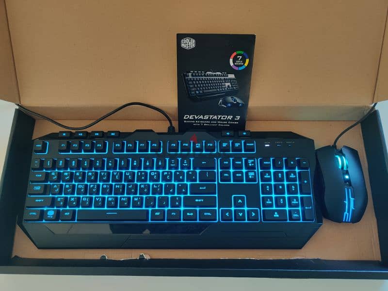 CoolerMaster gaming keyboard and mouse combo 5