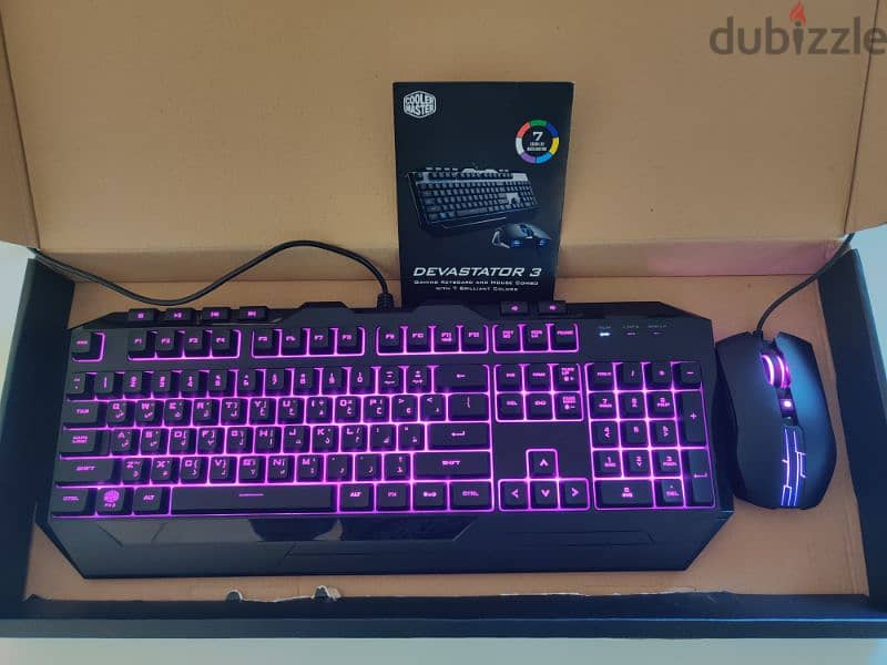 CoolerMaster gaming keyboard and mouse combo 6