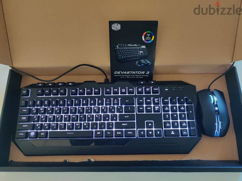 CoolerMaster gaming keyboard and mouse combo 7