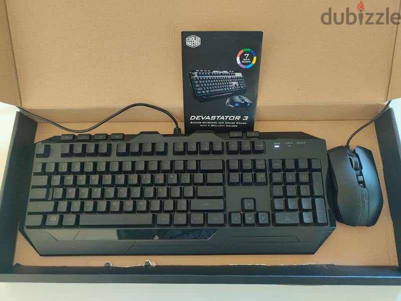 CoolerMaster gaming keyboard and mouse combo 8