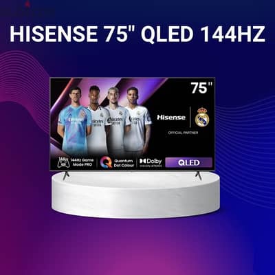 Hisense 75” QLED 4K UHD 144Hz 75Q7N