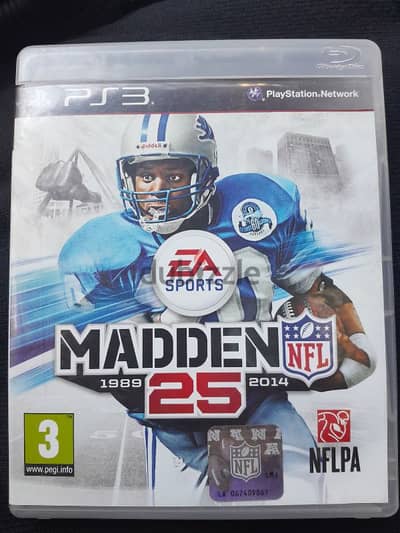 PS3 MADDEN 25 NFL excellent condition licensed NFL holo