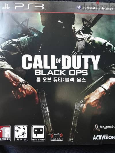 ps3 Balck Ops Call of Duty made for korea special edition eng.