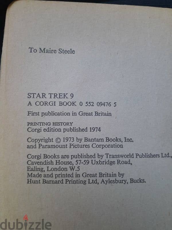 Retro 1973-74 STAR TREK 9 corgi publication. check pics 2