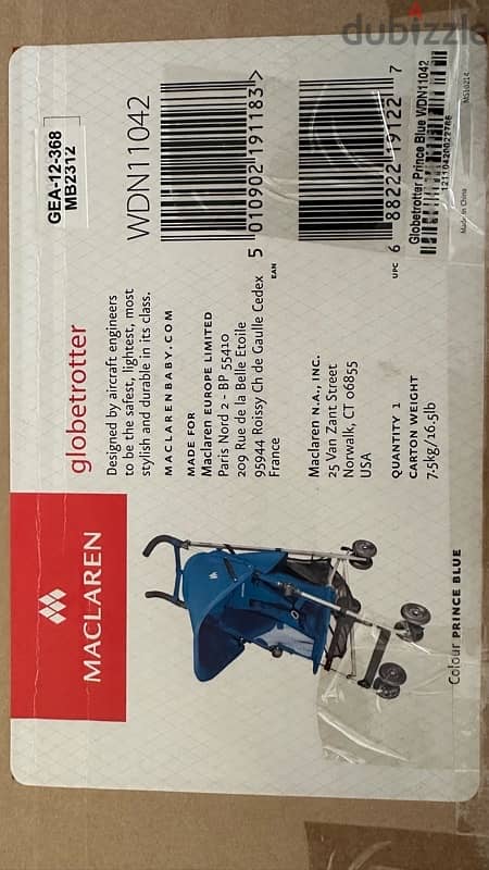 Maclaren globetrotter stroller 1