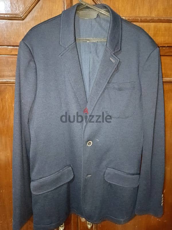 navy blue blazer Springfield 1