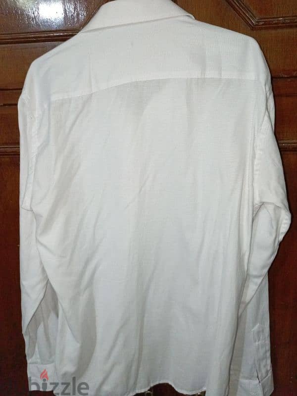 Hasse slim fit white shirt 1