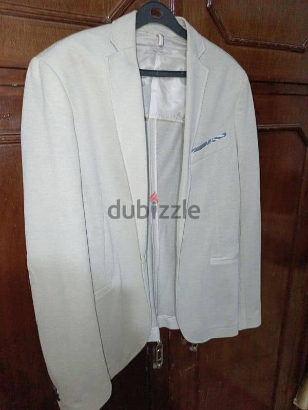 zara beige blazer size 50 1