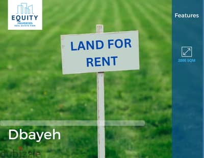 2000 SQM Land For Rent In Dbayeh Prime Location #FR135043