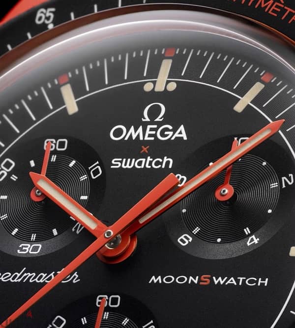 OMEGA X SWATCH MISSION ON EARTH “LAVA”- 2YEARS WARRANTY + RUBBER STRAP 3