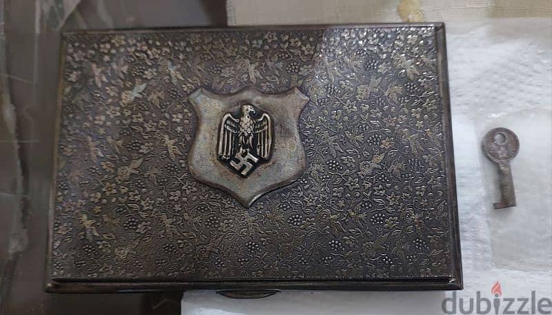 German Nazi Silver Plated Box era of WW2 Adolf Hiter 4