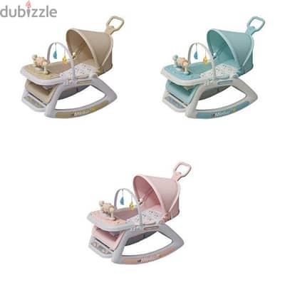 Baby Foldable Rocking Chair With Table & Music