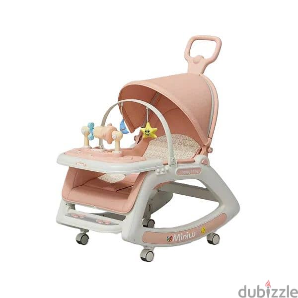 Baby Foldable Rocking Chair With Table & Music 3