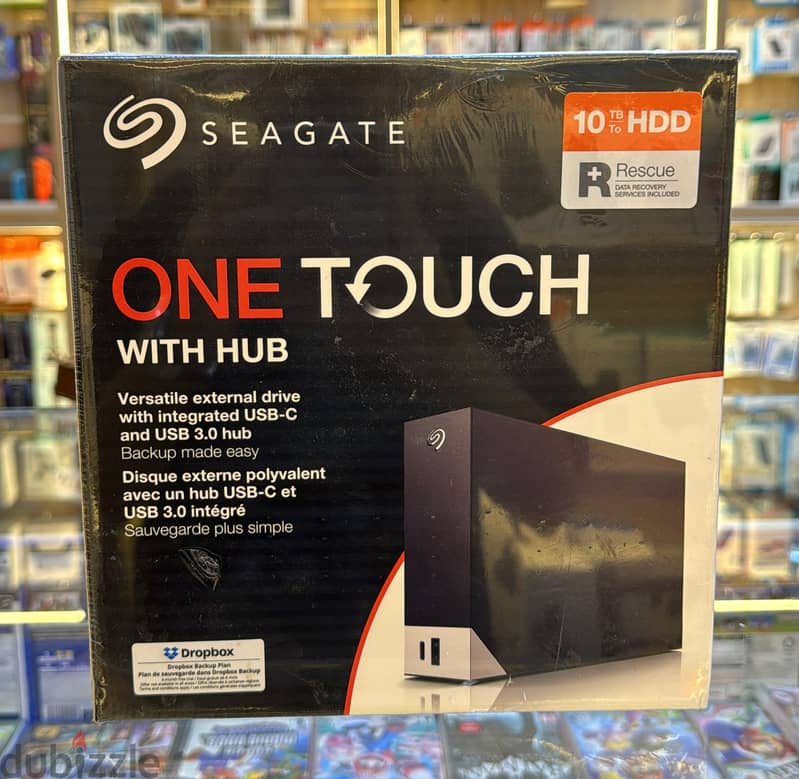 Seagate One touch hub 10tb external hard drive desktop HDD 0