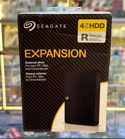 Seagate expansion hard disk 4tb original & new price