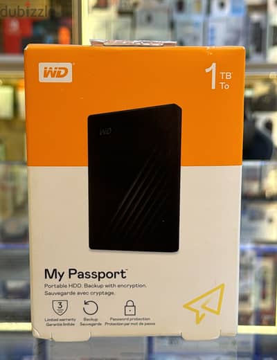 Western Digit My Passport hard disk 1tb original & best price