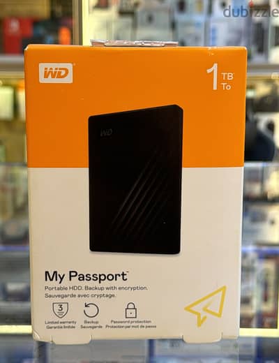 Western Digit My Passport hard disk 1tb