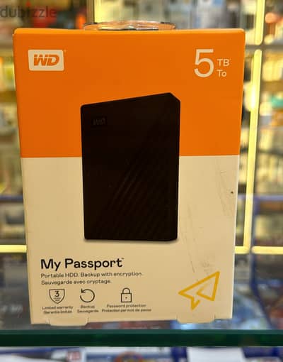 Western Digit My Passport hard disk 5tb