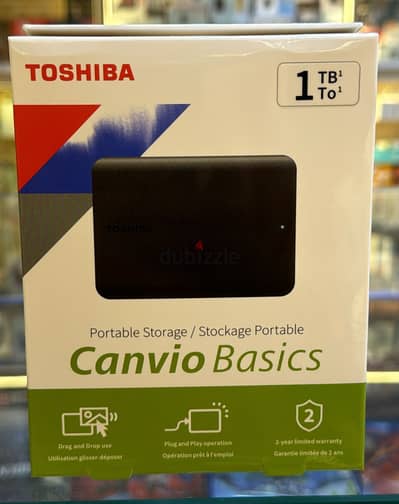 Toshiba canvio basics hard disk 1TB original & great offer