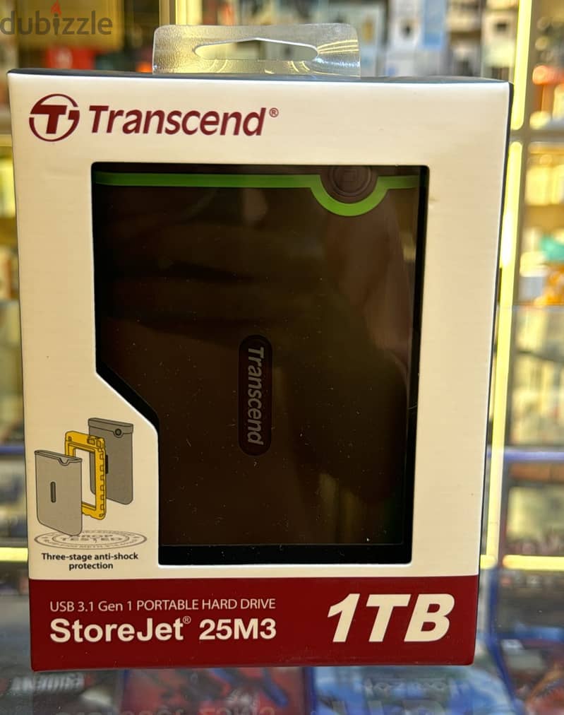 Transcend storejet 25M3 hard disk 1TB exclusive & last offer 0