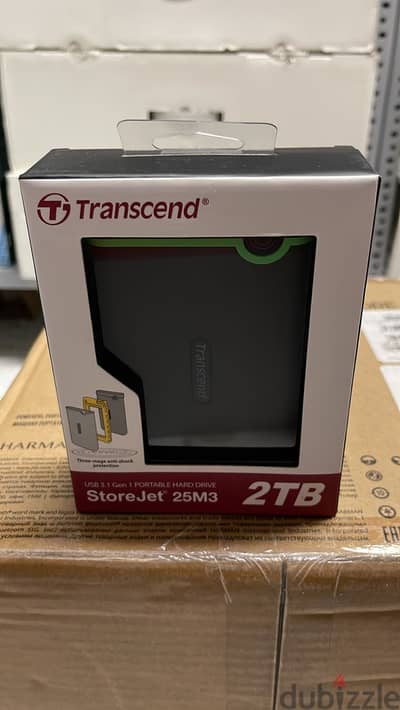 Transcend storejet 25M3 hard disk 2TB great & last offer