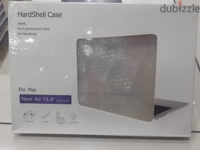 hardshell case macbook air 13.6 inch clear