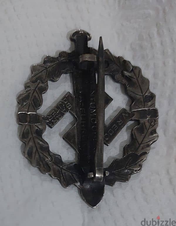 German Nazi Sword Pin World War two WW2 era of Adolf Hitler 1