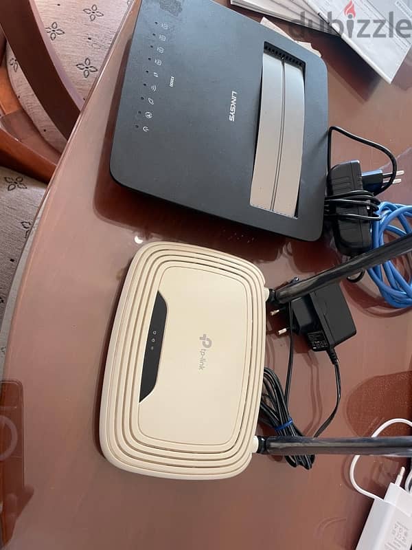 Routers and DSL modem 1