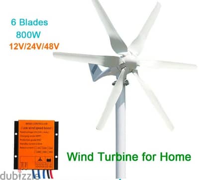 new wind turbine 800w