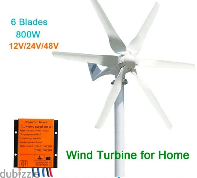 new wind turbine 800w 0