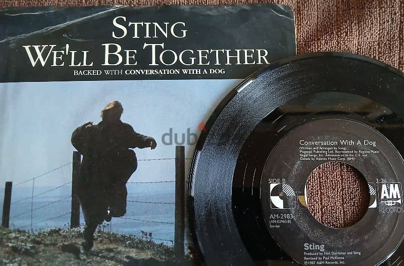 Sting  - we'll be together/conversation with a dog - VinyLP 0