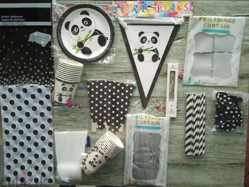 cute panda birthday decoration 2