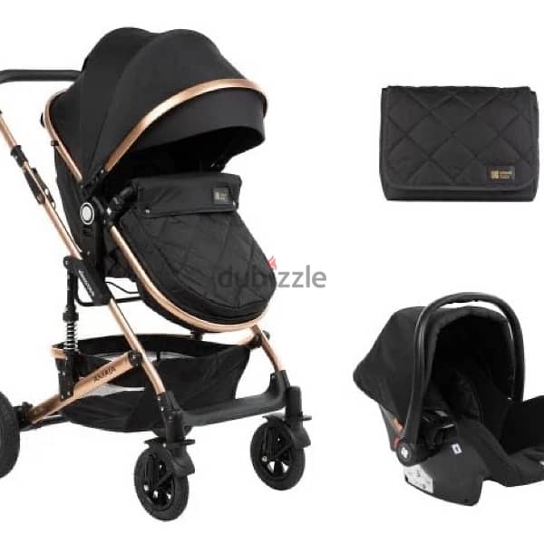 kikaboo amaia stroller with carseat 0